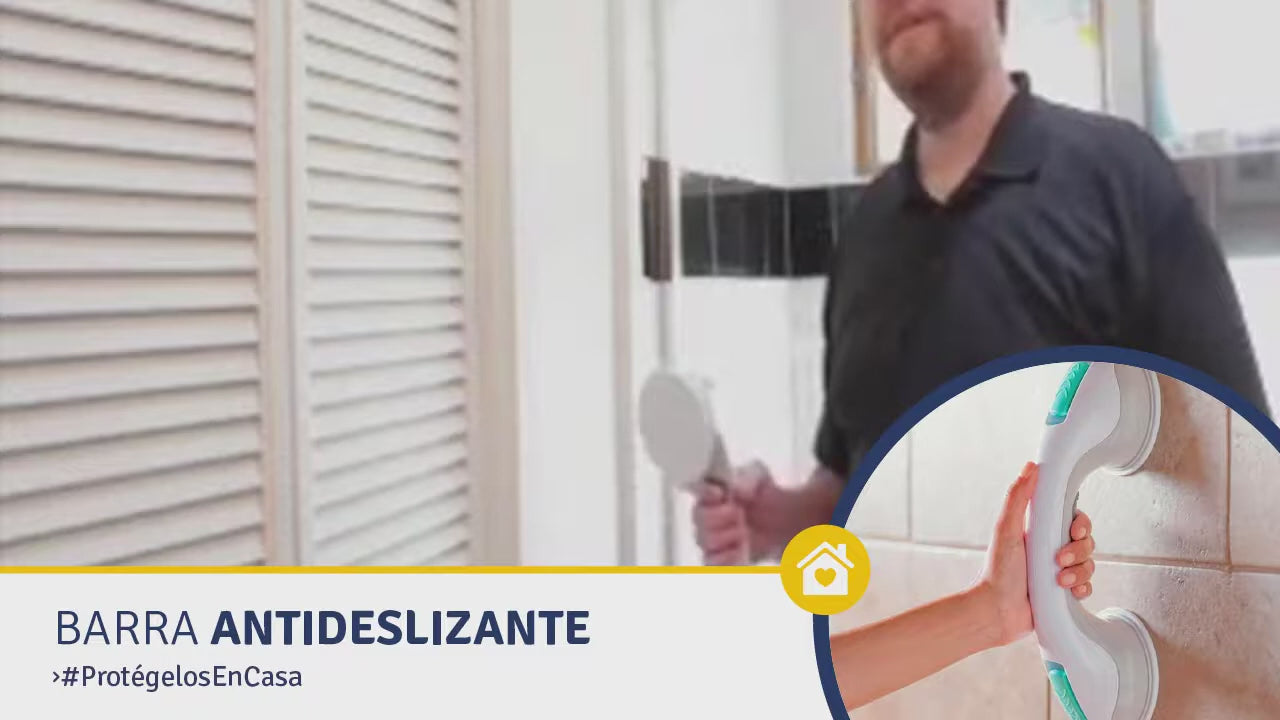 Asidero de Seguridad Portátil con Ventosas (30 cm) – Sin Taladros ni Obras Pack 2 piezas