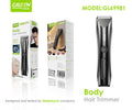 Recortadora Corporal Green Lyca GL69981 Body Hair Trimmer Recargable