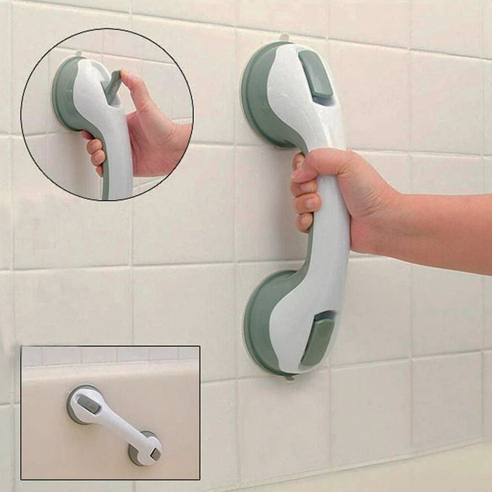 Asidero de Seguridad Portátil con Ventosas (30 cm) – Sin Taladros ni Obras Pack 2 piezas